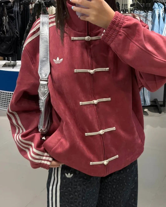 Burgundy CNY Unisex Jacket