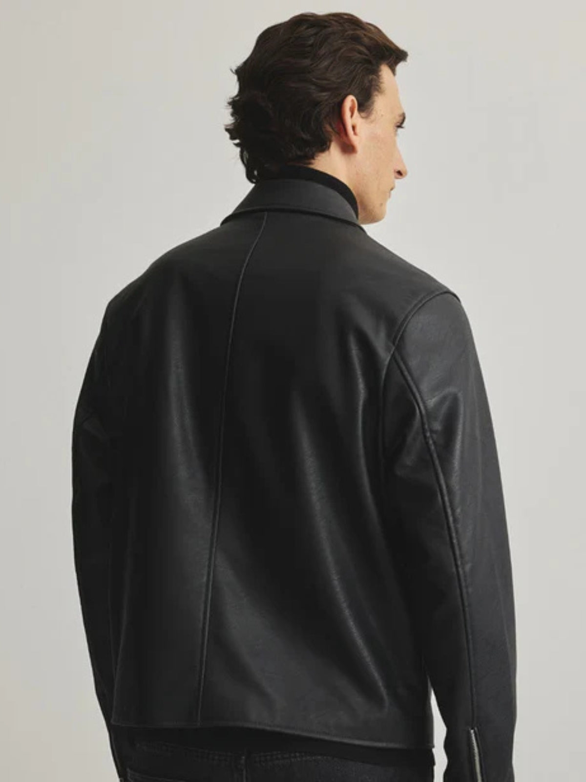 Black Unisex Leather Jacket