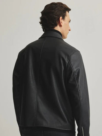 Black Unisex Leather Jacket