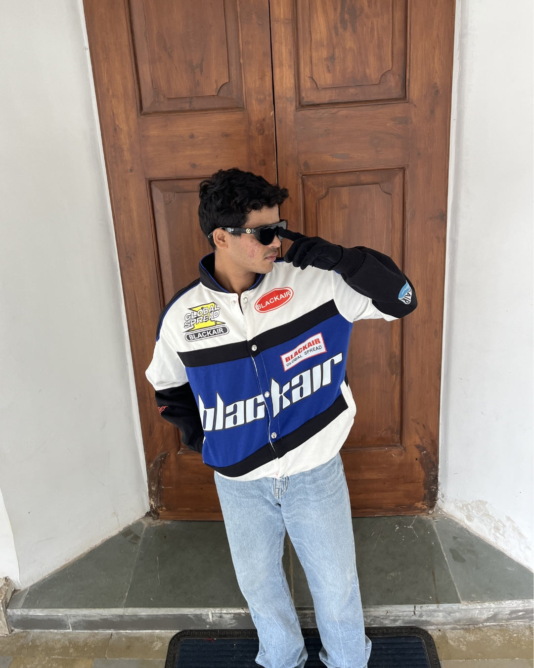 F1 Blackair Blue Unisex Racing Jacket