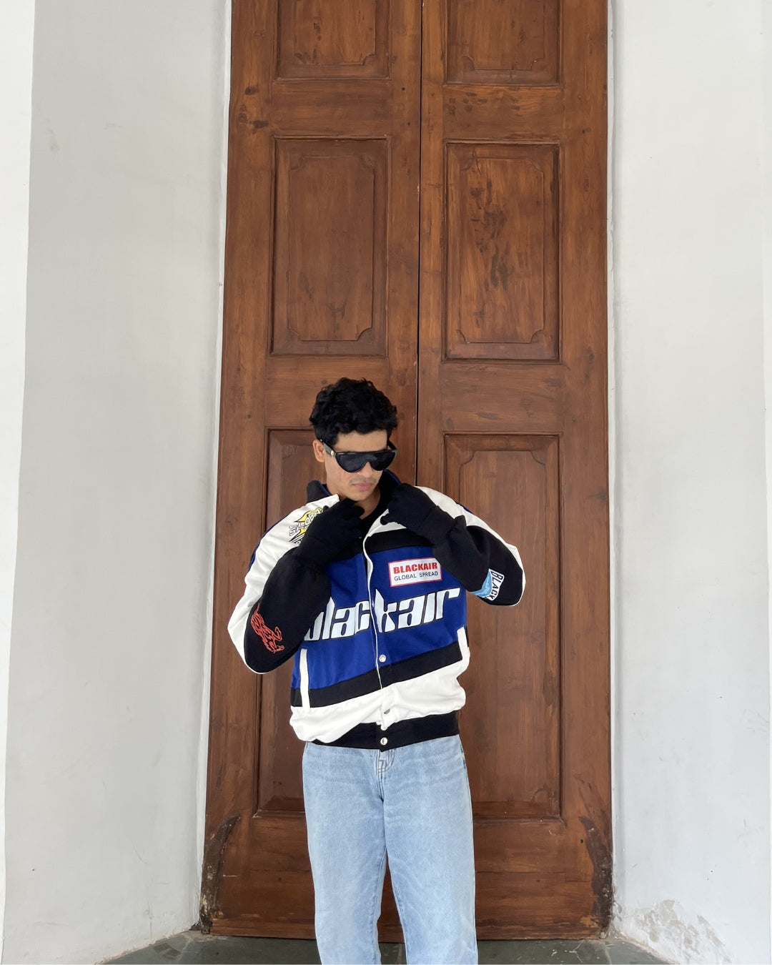 F1 Blackair Blue Unisex Racing Jacket