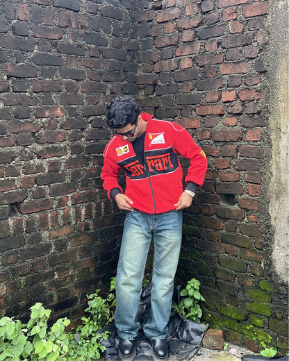 F1 Ferrari Red Unisex Racing Jacket