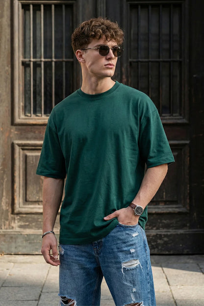 Dark Green Oversized Unisex T-Shirt
